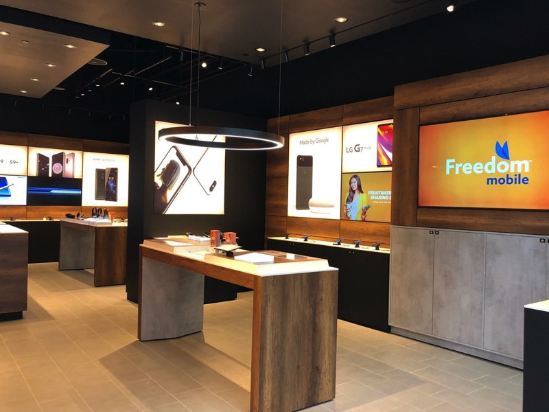 This is Freedom Mobile's New Concept Store at Scarborough Town Centre