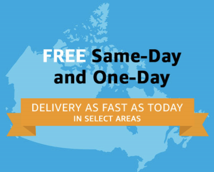 Amazon Canada Expands Prime Free 1Day Delivery to 13 New Cities [LIST