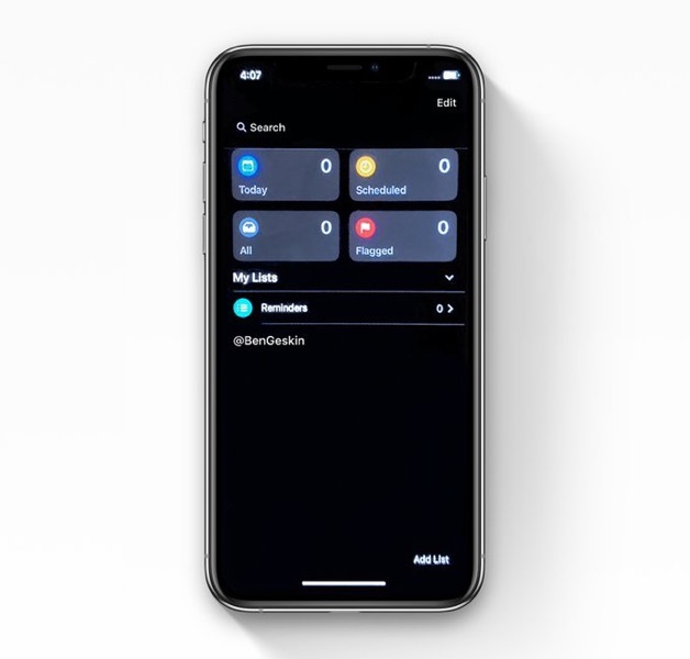 Alleged iOS 13 Leak Shows Off New Reminders App in Dark Mode iPhone in Canada Blog