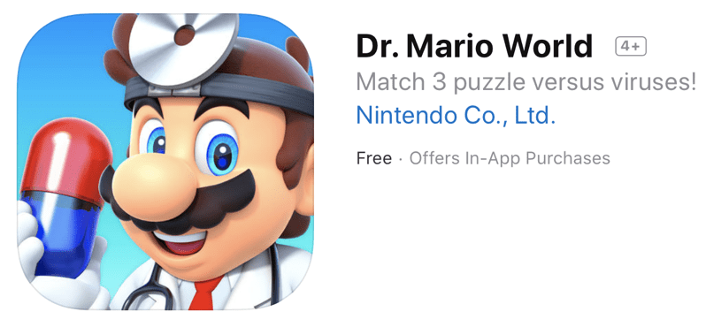 You Can Now Download Nintendo’s Dr. Mario World for iOS in Canada