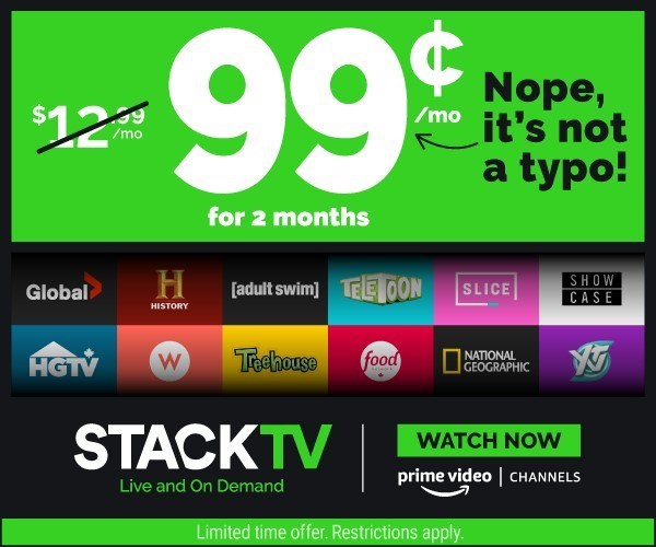 STACKTV Black Friday Deal 2021 99 Cents Per Month Promo • iPhone in
