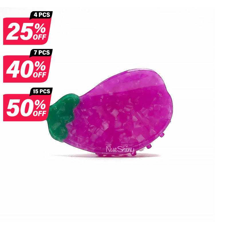 Presale Nutritious Eggplant Hair Claw QVC outlet Act fast, save big!