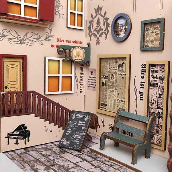 The Ancient City Of Flowers Book Nook 3D Wooden Puzzle QVC outlet