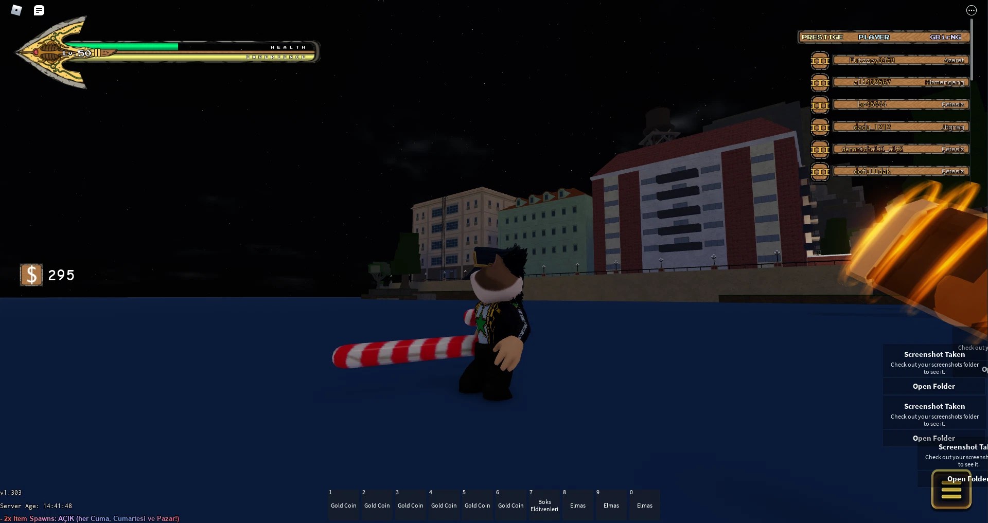 yba candy cane İtemsatış