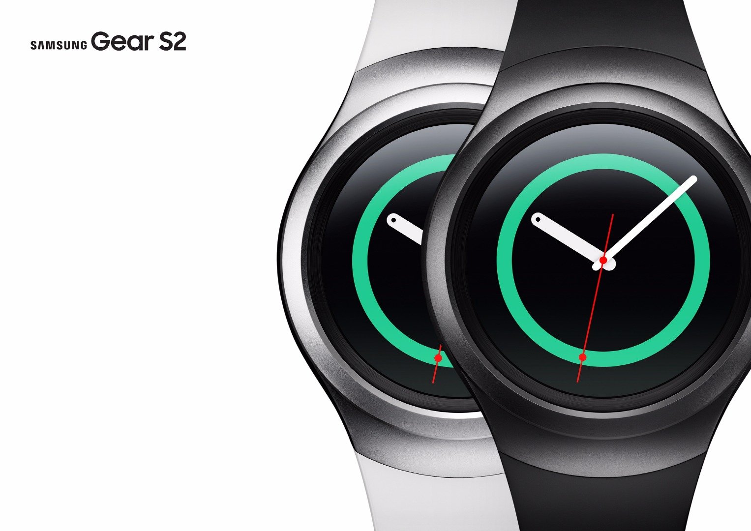 Samsung Gear S2 Tizen smartwatch with ciruclar display