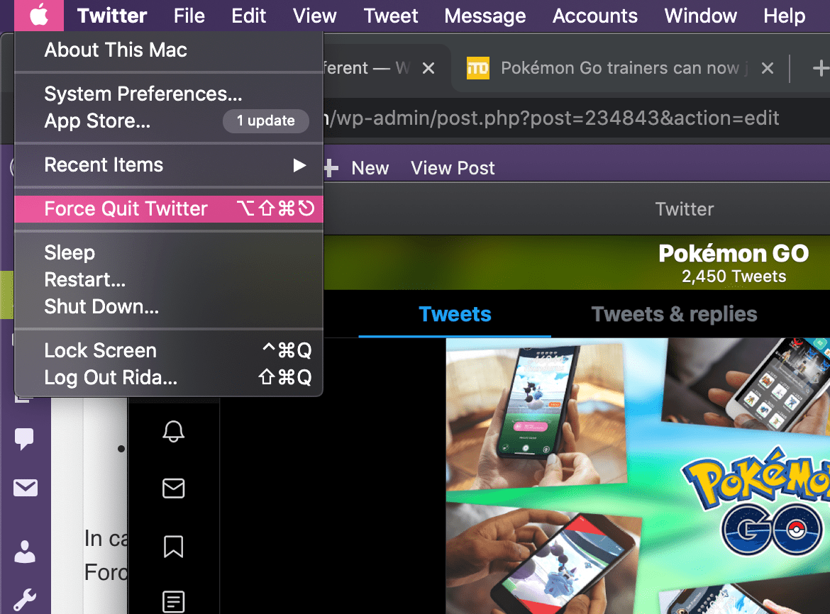 How to force quit frozen apps on Mac