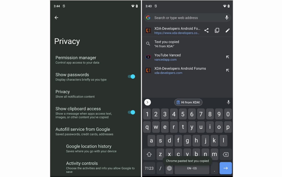Google introduces new clipboard privacy feature in Android 12 inspired