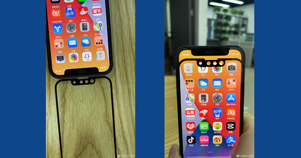 New images show alleged iPhone 13 notch design compared to iPhone 12