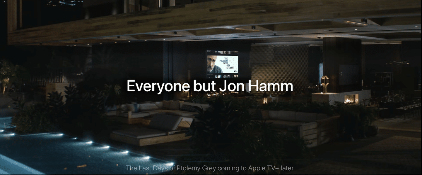 Disappointed Jon Hamm asks if he has done something to offend Apple TV+