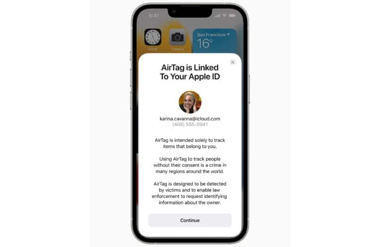 Apple announces new antistalking features coming to AirTag and Find My