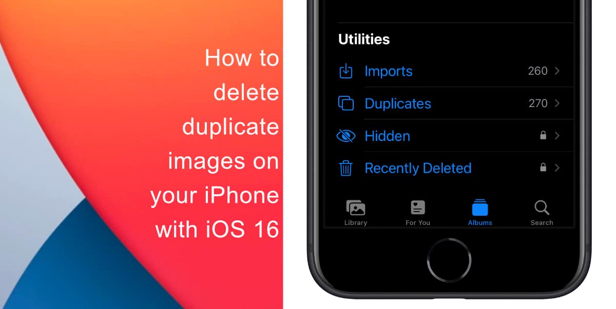 How to delete duplicate photos on your iPhone with iOS 16 iThinkDifferent