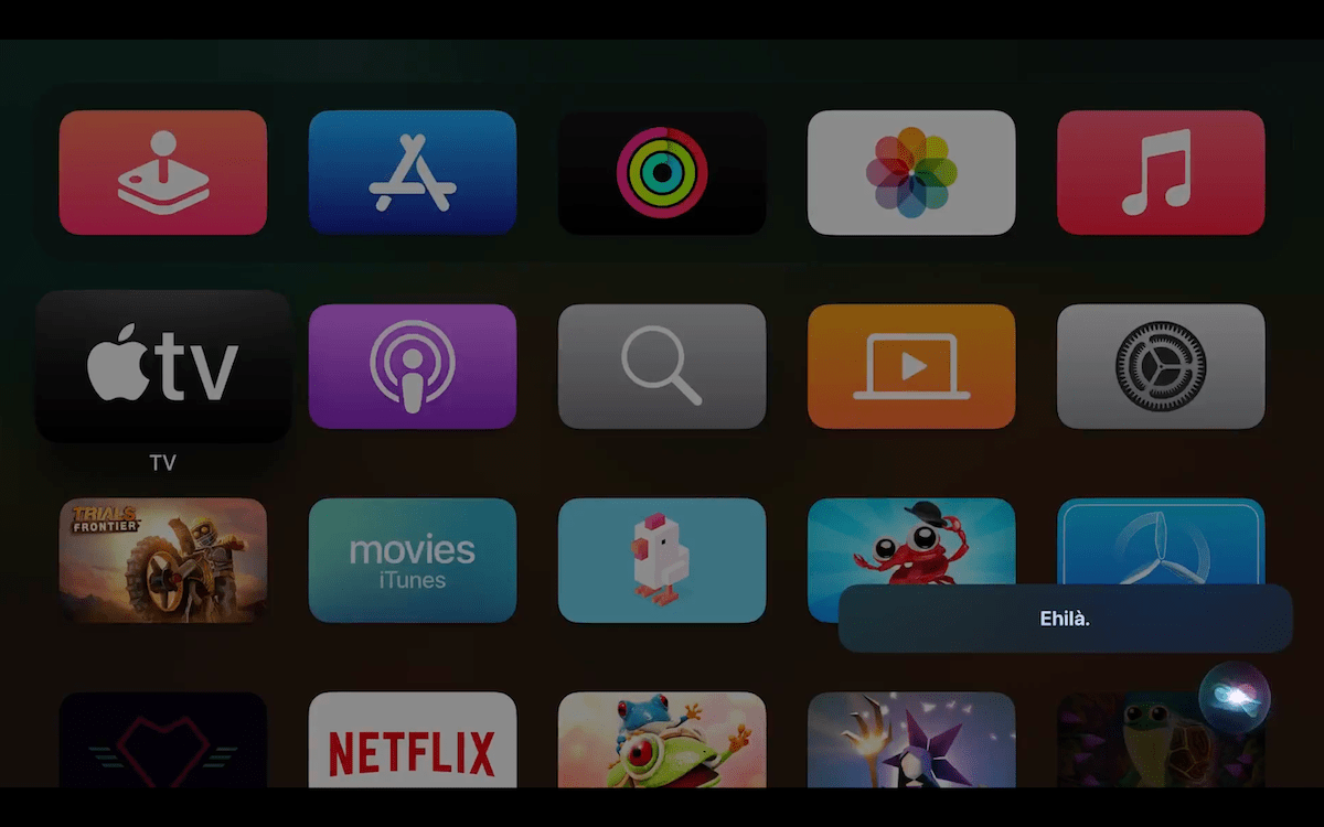 Here is the new tvOS 16.1 Siri interface for Apple TV