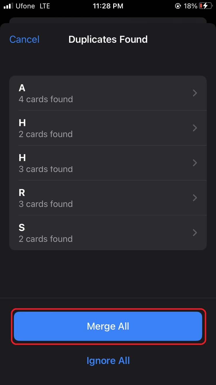 How To Find Merge And Delete Duplicate Contacts On Iphone