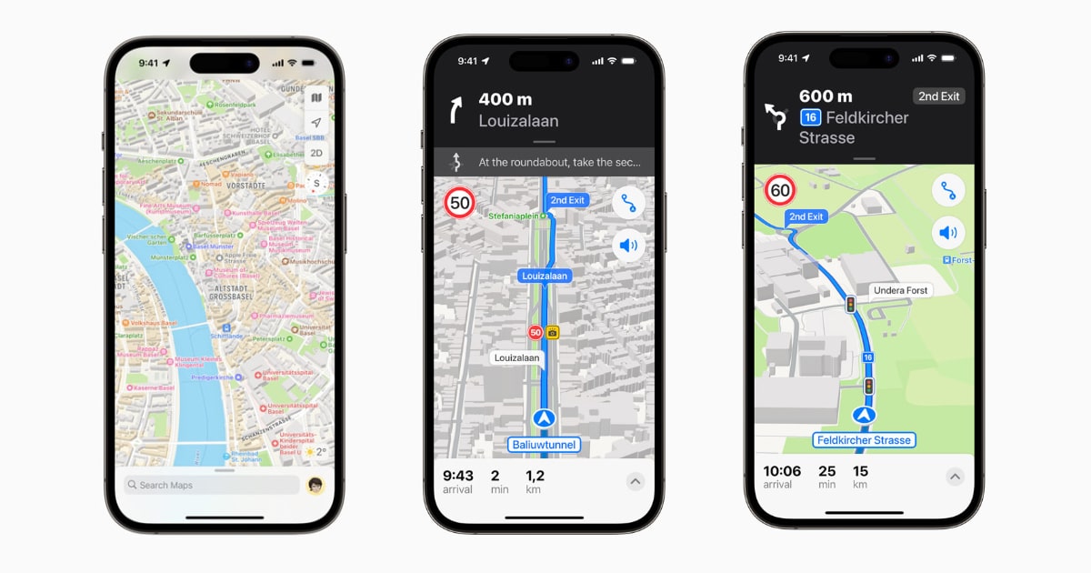 Apple expands redesigned Apple Maps experience to five countries in