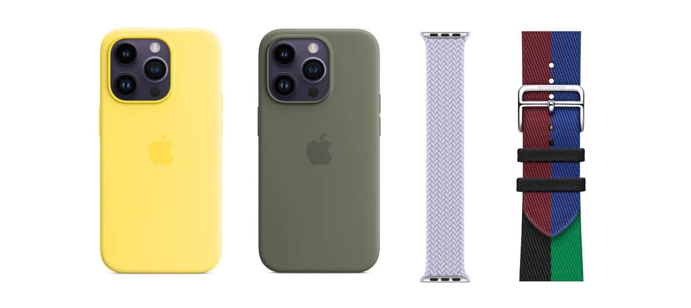 Apple launches iPhone 14 silicone cases and Apple Watch bands in four