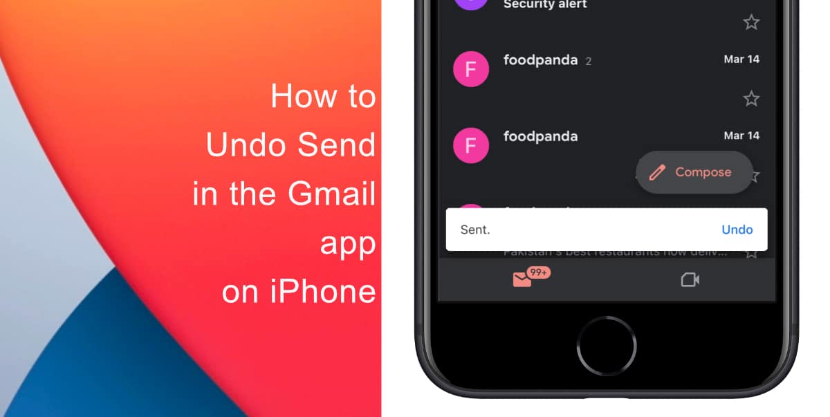 How to Undo Send in the Gmail app on iPhone iThinkDifferent