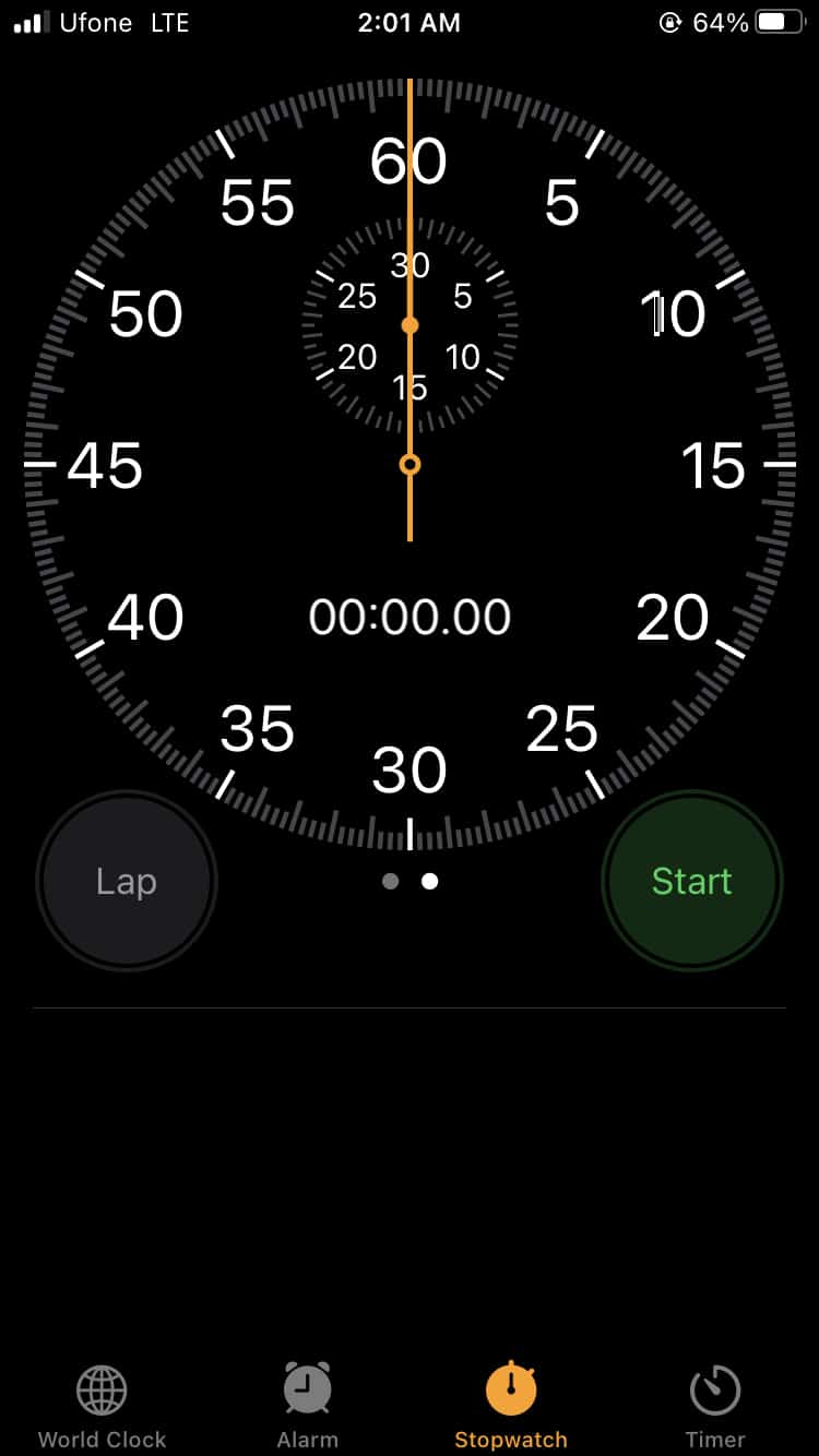 How to access the analog stopwatch on iPhone iThinkDifferent