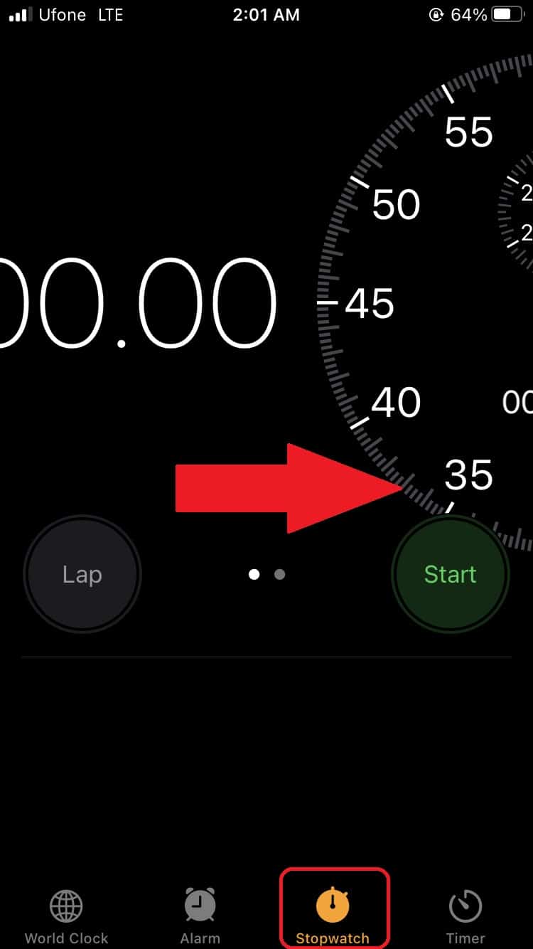 How to access the analog stopwatch on iPhone iThinkDifferent