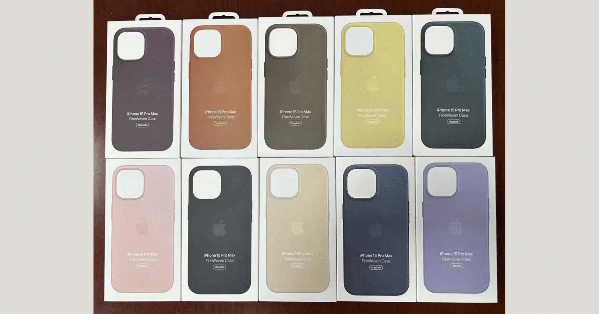 Apple to release “FineWoven” cases for iPhone 15 in ten stunning colors