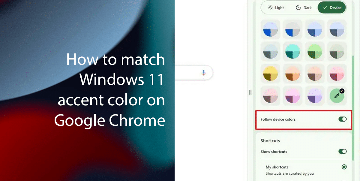 How to match Windows 11 accent color on Google Chrome iThinkDifferent