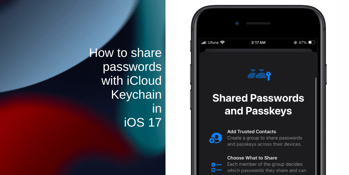 How to share passwords with iCloud Keychain in iOS 17 iThinkDifferent