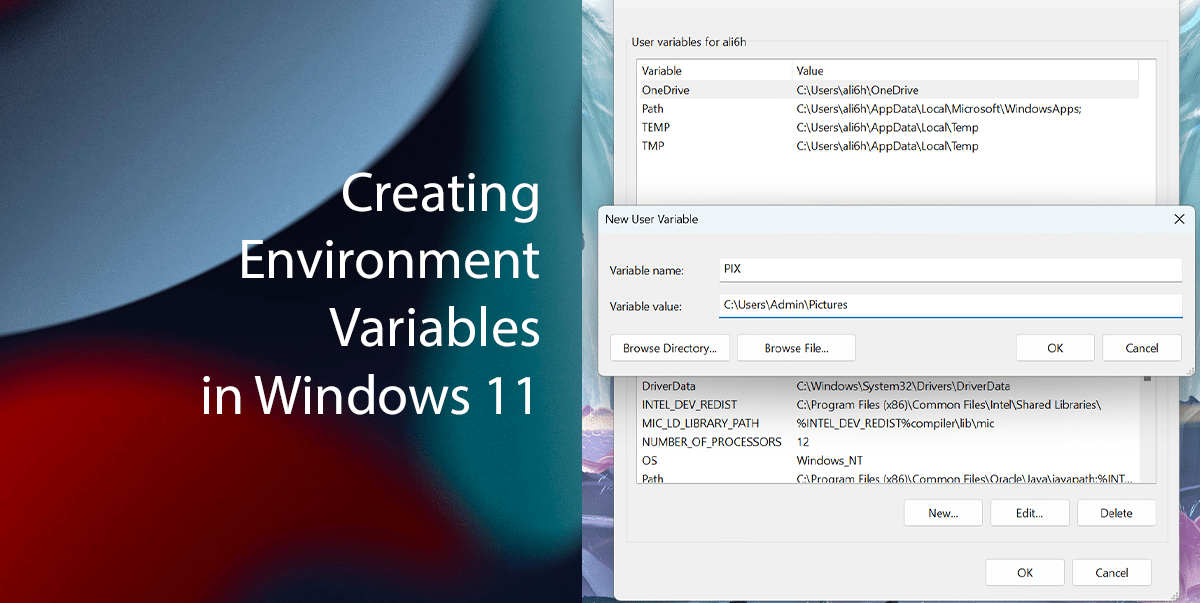 Creating Environment Variables in Windows 11 iThinkDifferent
