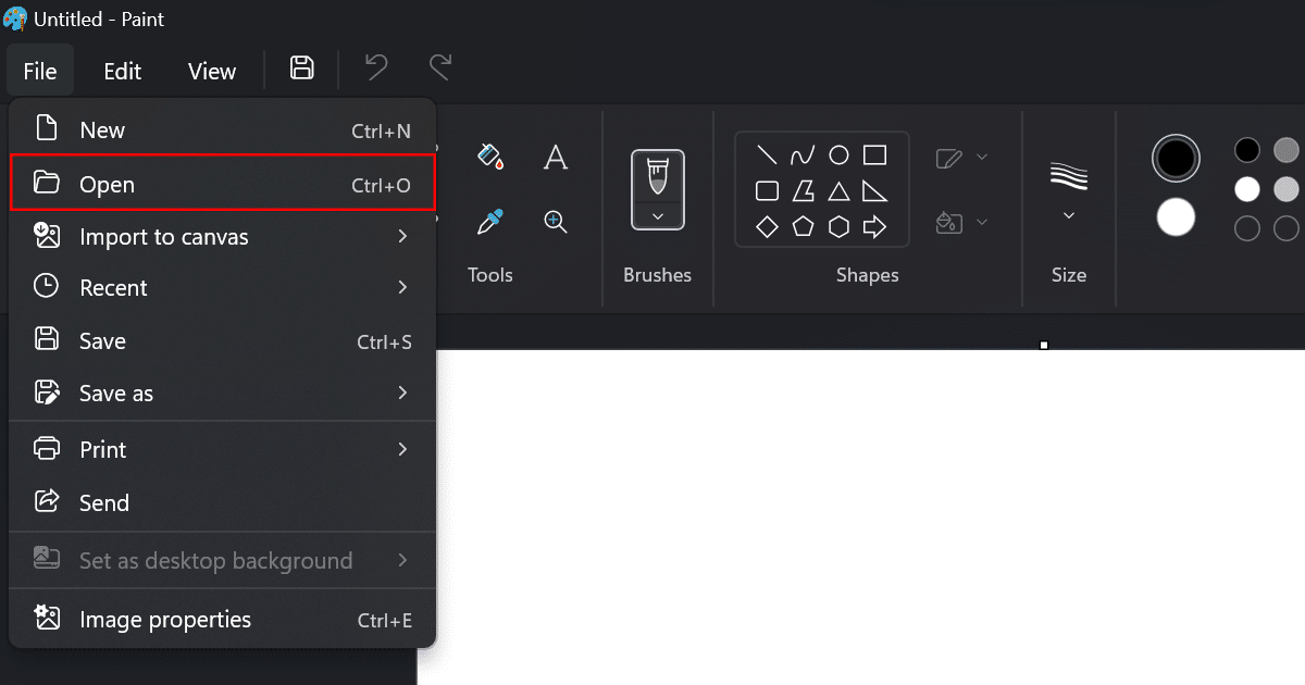Easiest way to remove image background using Paint app in Windows 11