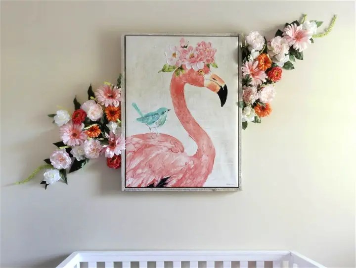 20 Simple DIY Flower Wall Decor Ideas