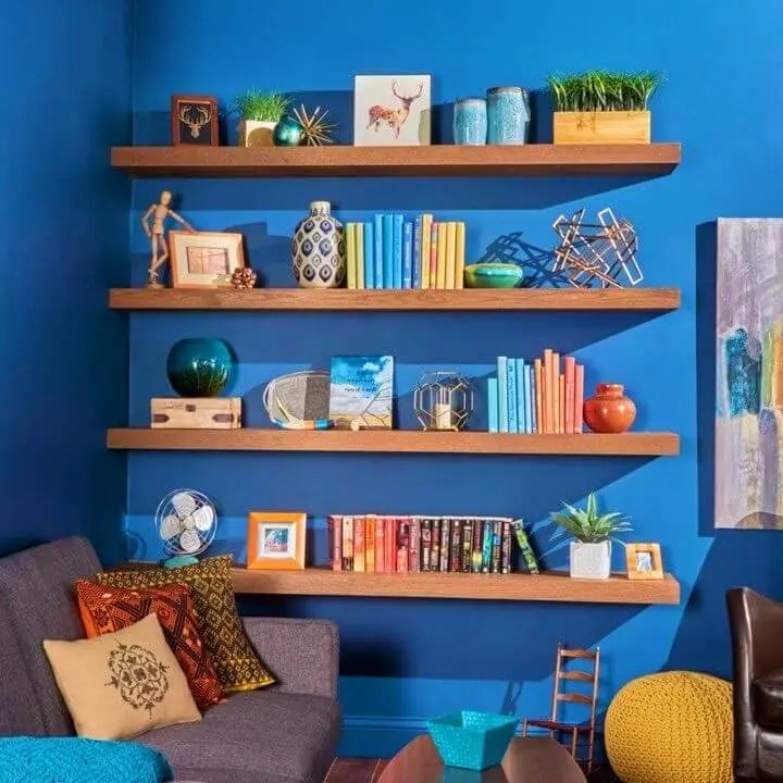 85 Ideas To Build Your Own DIY Floating Shelves (Free Plans)