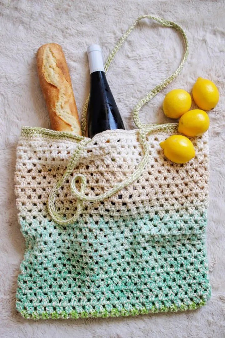 20 Free Crochet Market Bag Patterns • Its Overflowing