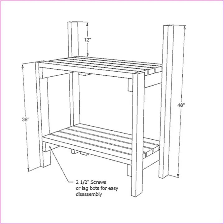 DIY Potting Bench Plan Build A Simple Potting Bench