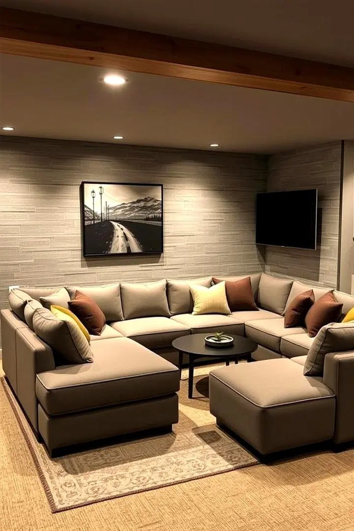 30 Functional Basement Furniture Ideas for MultiUse Spaces