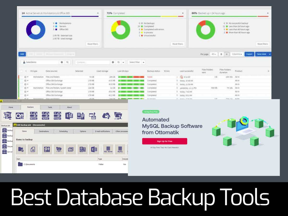 10 Best Database Backup Tools for 2023 with Free Trials!