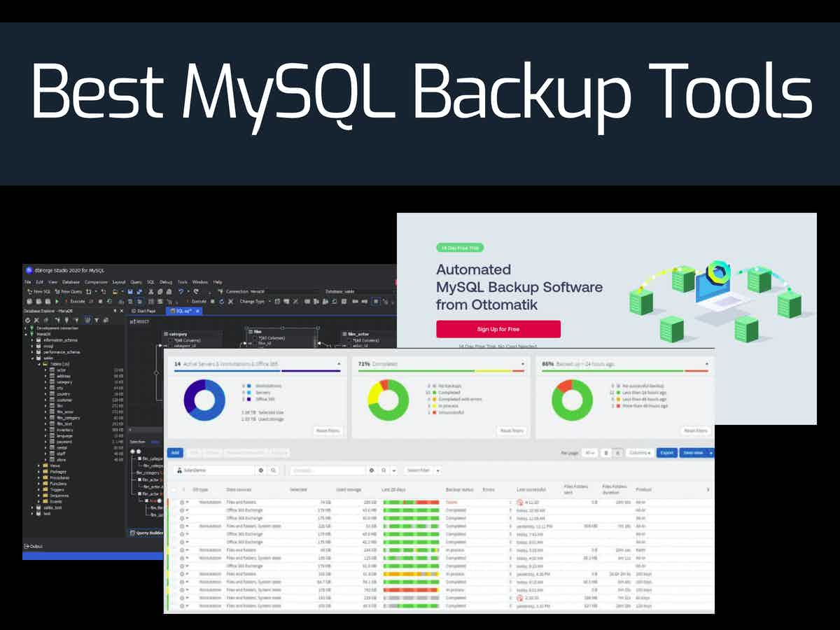 9 Best MySQL Backup Tools for 2024 with Free Trials!