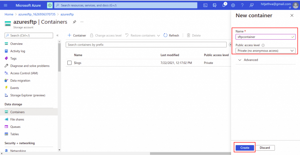 How to Deploy a Secure FTP (SFTP) Service on Microsoft Azure