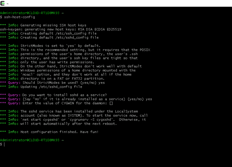 How to create an SFTP server using Cygwin StepbyStep Guide