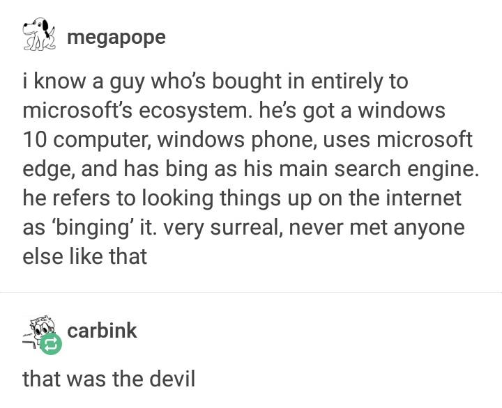 The devil went down to