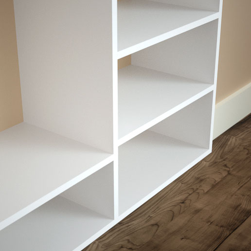 Made to Measure Shelving, 1657mm x 939mm x 325mm Jali