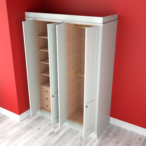 Made to Measure Wardrobe, 1733mm x 2255mm Jali