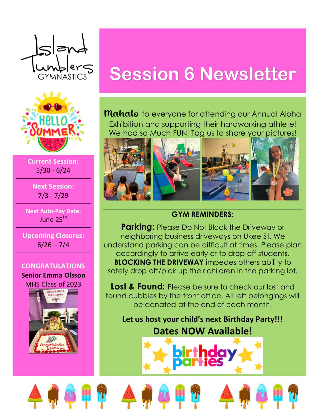 All of our staff are adult, infant, child CPR & AED certified by the