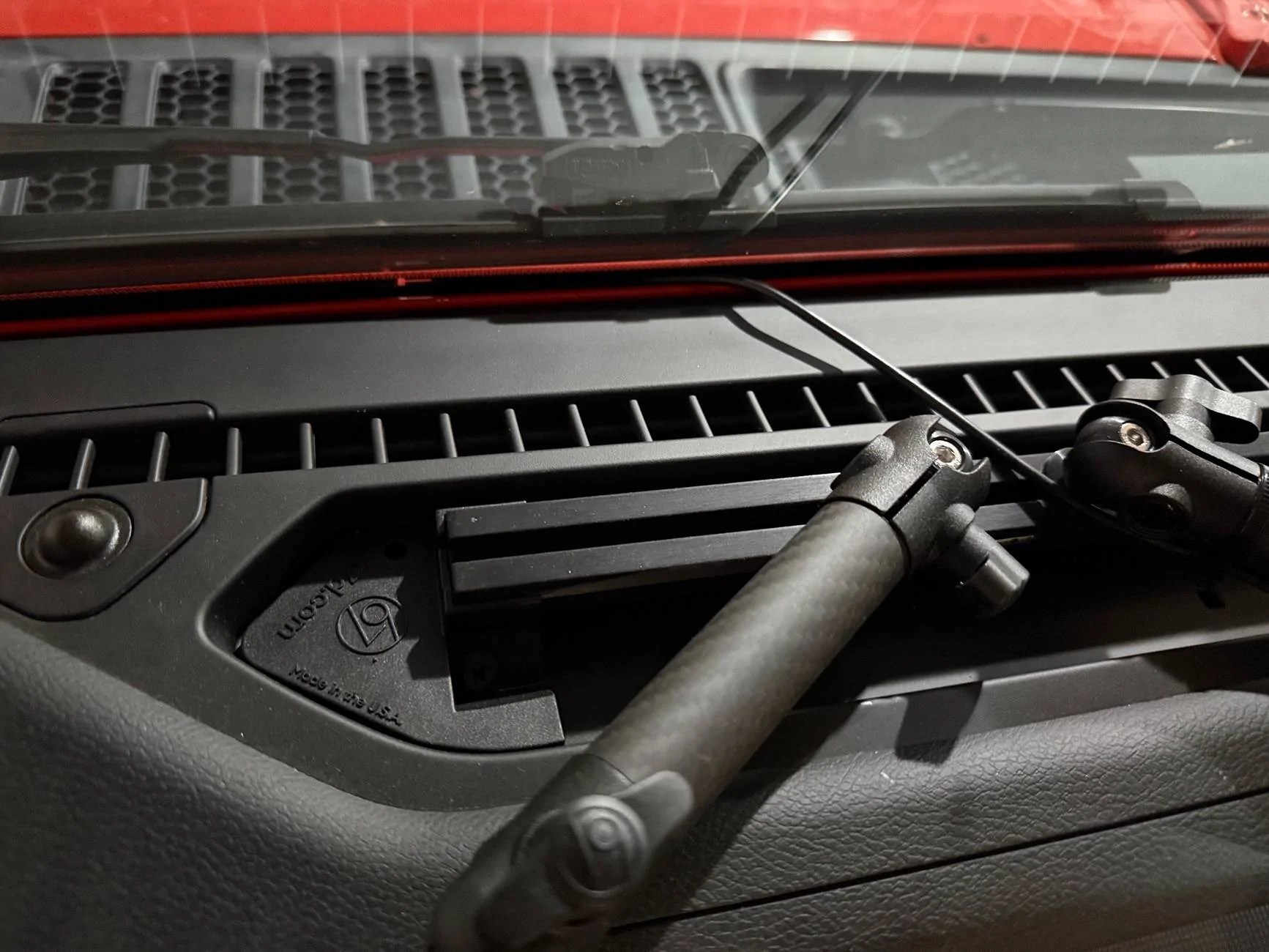 Mopar Dash Accessory Rail for mounting phones, ect | Jeep Gladiator (JT