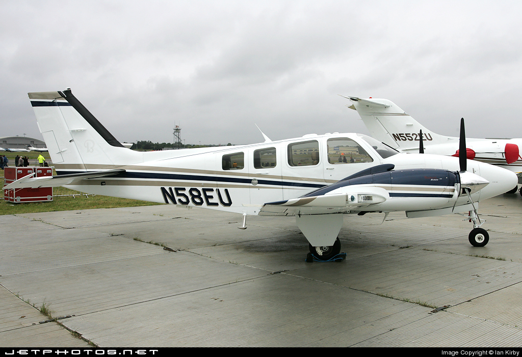N58EU Beechcraft G58 Baron Hawker Beechcraft Ian Kirby JetPhotos
