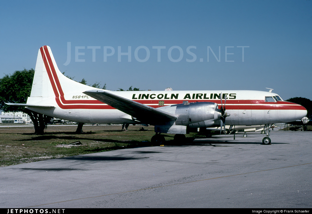 N584PL Convair CV580(F)(SCD) Lincoln Airlines Frank Schaefer