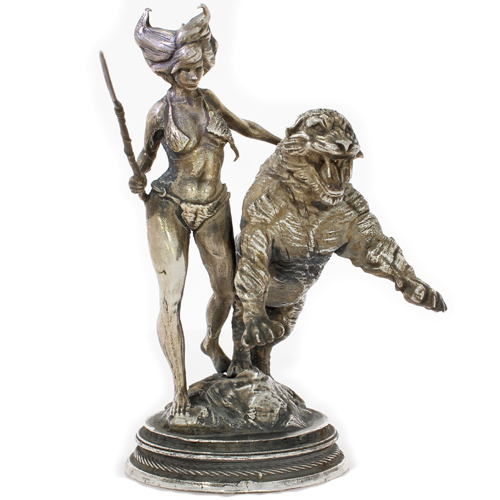 Buy 6 oz Antique Finish The Huntress Silver Statues JM Bullion™