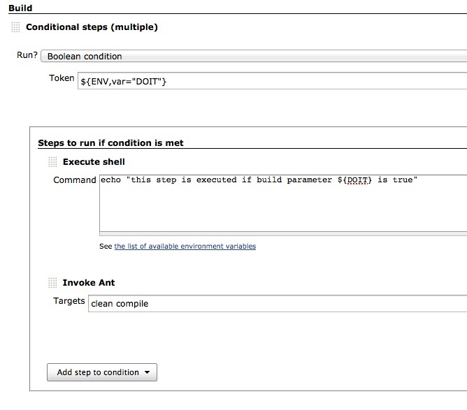 Conditional BuildStep Jenkins plugin
