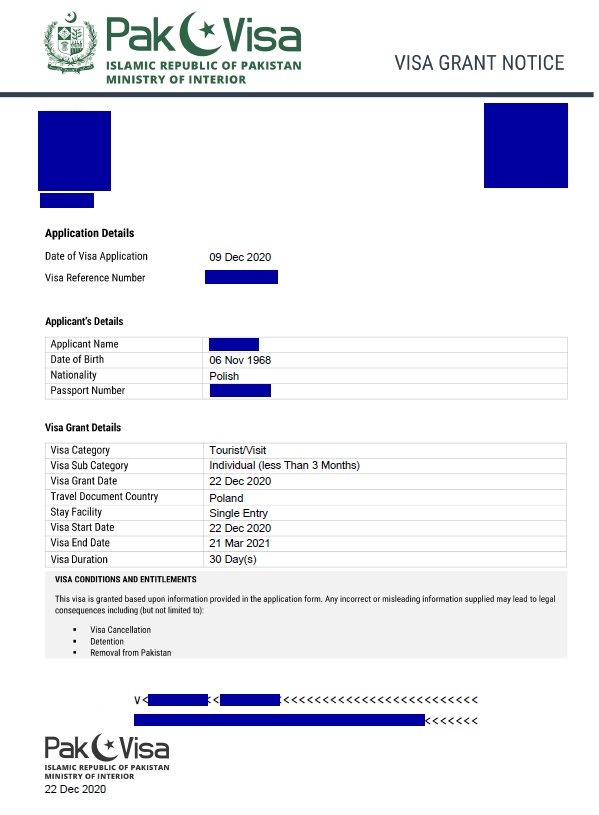 Apply Pakistan Visa Online