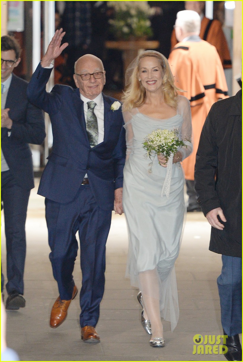 Rupert Murdoch & Jerry Hall Get Married Again Wedding Pics! Photo