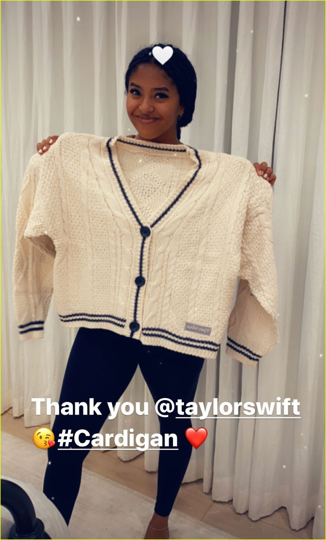 Taylor Swift Cardigan Merch Size
