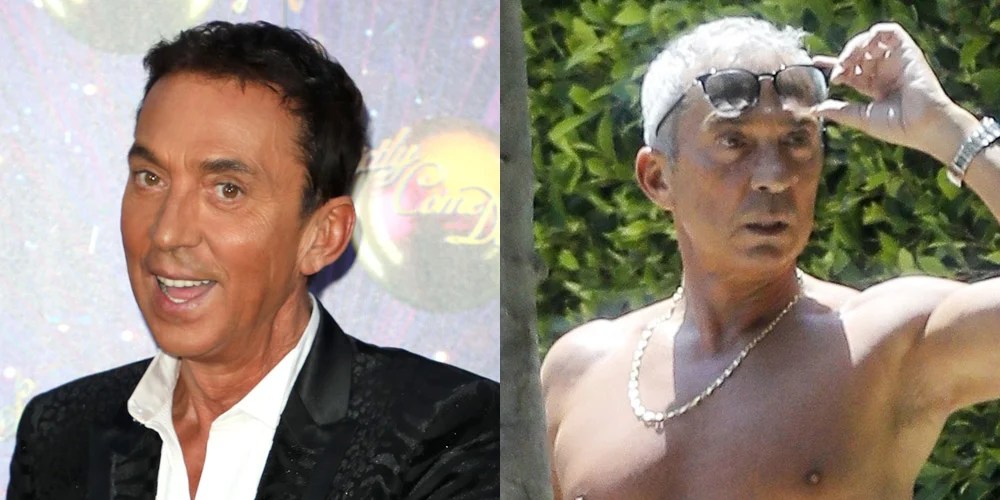DWTS’ Bruno Tonioli Shows Off New Silver Hair While Going Shirtless in(017)