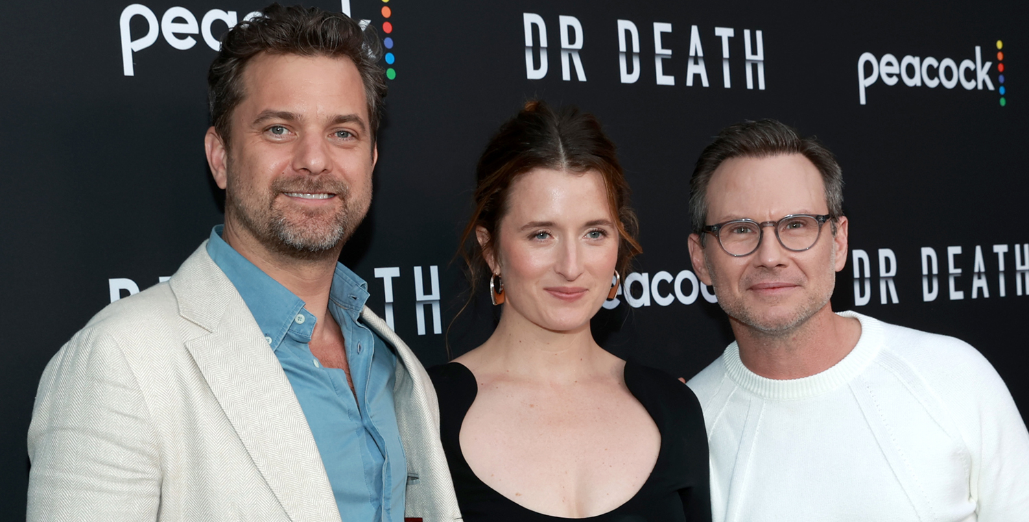 Joshua Jackson, Grace Gummer, & Christian Slater Buddy Up at ‘Dr. Death